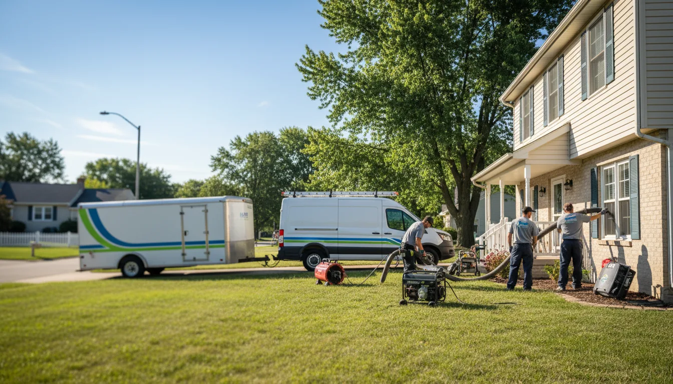Flooded Basement Restoration And Cleanup With Repair in Rexburg, ID near me